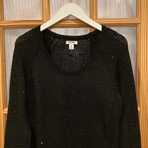 Old Navy Women's Black Knit Sweater